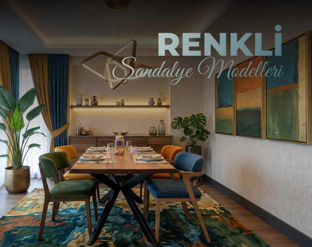 renkli sandalye